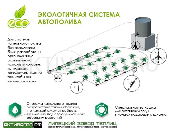 Капельный полив «Синьор Помидор» без автоматики Капельный полив «Синьор Помидор» без автоматики